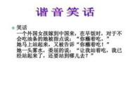 谐音笑话故事简单,谐音笑话中的智慧与幽默